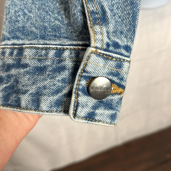 MEMBERS ONLY SpongeBob SquarePants button up denim jacket BNWOT - Picture 5 of 11